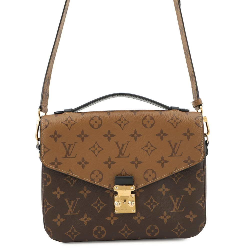 Louis Vuitton Monogram Reverse Pochette Metis Handbag